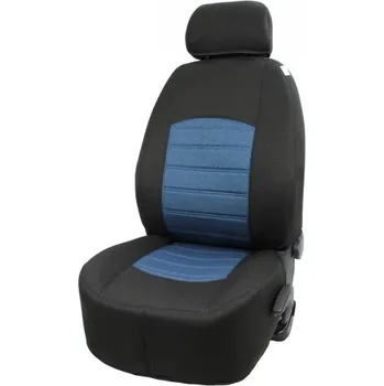 Potah sedadla Autopotahy na míru, model Florencie, barva černá/modrá na Škoda Octavia IV., od roku 2020, se zadní loketní opěrkou