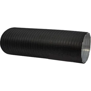 Ventilace Gumex Hliníková flexibilní hadice SEMI ALG černá 100 mm 1 m