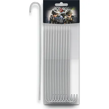 Kolík ke stanu Barbaric 26 cm 10 ks - stříbrný