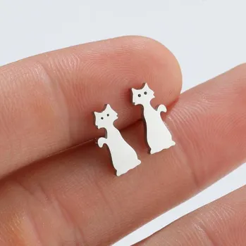 Souprava šperků Pusety KOČKY chirurgická ocel - Povrchová úprava Bez galvanizace VL 388