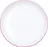 Thun Tom mělký talíř 26 cm, bílý/červená linka