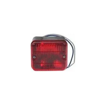 Mlhový světlomet Mlhovka čtvercová červená 2 šrouby