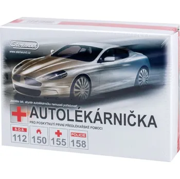 Autolékárnička Steriwund Autolékárnička papírový obal vyhl.č. 206/2018 1 ks