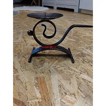 Svícen Kovový svícen Lampička velká svíčka 4