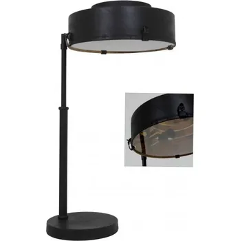 Stojací lampa Kovová stojací lampa EVELIN Barva: spálená černá