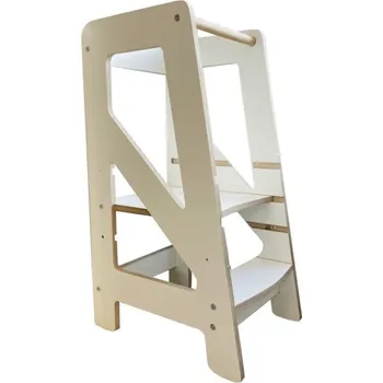 Elis Design Max rostoucí učící věž 87 cm bílá učicí věž Elis Design Max rostoucí učící věž 87 cm bílá