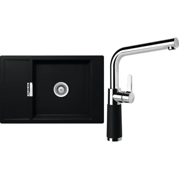 Granitový dřez Set Schock S5-6 (dřez Mono D-100XS Puro + baterie SC-540 Puro)