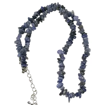 Náhrdelník Tanzanit krátký náhrdelník - 42 cm (AA kvalita)