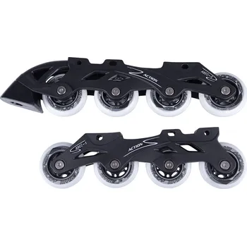 Kolečkové brusle Worker Inline podvozek PP - černá (Velikost: S (33-36))