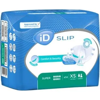 Inkontinenční kalhotky iD Slip X-Small Super inkontinenční zalepovací kalhotky 14 ks