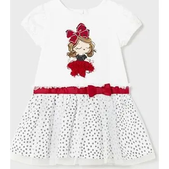 Dívčí šaty dětské šaty s panenkou a tylovou sukýnkou Mayoral 1953-33 velikost 98