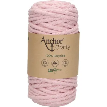 Příze Anchor Crafty 115 Růžová (Příze na macrame Anchor Crafty 115 Rose)
