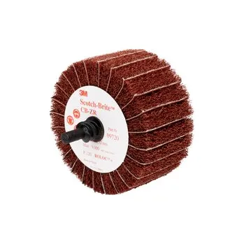 Brusný kotouč 3M 09720 CB-ZR Kombinovaný lamelový kartáč tmavě červený, Roloc, P120+, 64 mm