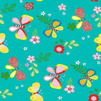 Vopi Dětský koberec Motýlek 5271 modrý (Varianta: 80 x 120 cm)