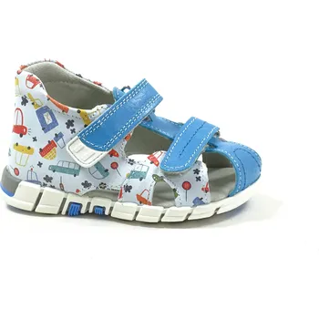 Dívčí sandály Santé N/950/9/80 dětské zdravotní sandály modré Velikost: 25