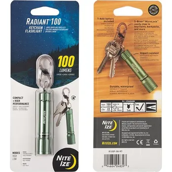 Svítilna Svítilna na klíče Nite Ize Keychain Flashlight Barva: Olivová