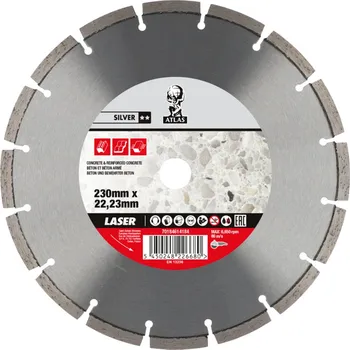 Řezný kotouč Diamantový kotouč ATLAS LASER 230x3,2x22,23