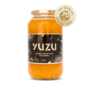 Sirup YUZU pyré s medem na přípravu nápojů, 1000g