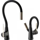 Kuchyňská baterie Rea Icon černo-zlatá