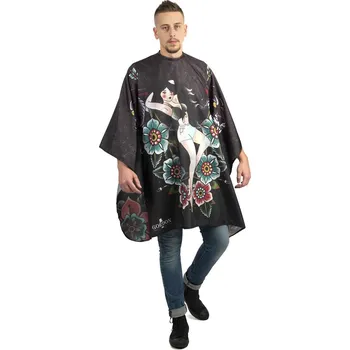 Pláštěnka Gordon Barber Cutting Cape Pin Up - Holičská pláštěnka na stříhání vlasů a vousů 1ks