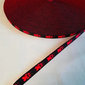 Popruh tlapky červené 1,6 cm šíře Český výrobce