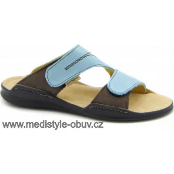 Dámská zdravotní obuv MEDISTYLE GABRA 2G-A19 zdravotní pantofel modrý, --- - 40