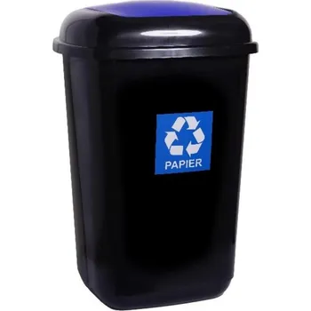 Odpadkový koš Koš na separovaný odpad UH 45 l QUATRO modrý - papír