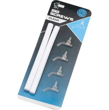 Držák Nástrahy Nash Zig Screw Kit Small Clear