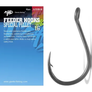 Rybářský háček GIANTS FISHING HÁČEK S OČKEM SPECIAL PELLET FEEDER 10KS č.: 10