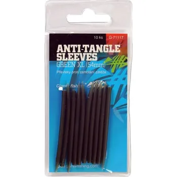 GIANTS FISHING PŘEVLEKY PROTI ZAMOTÁNÍ ANTI-TANGLE SLEEVES GREEN XL/10KS ( 54MM )