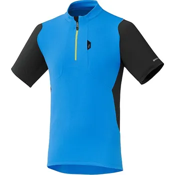 SHIMANO Touring dres, lightning modrá, XL