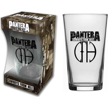 Sklenice sada sklenic na pivo Pantera - Cowboys From Hell