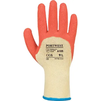 Pracovní rukavice PORTWEST Rukavice Grip Xtra Velikost: XL, Barva: žlutá-oranžová