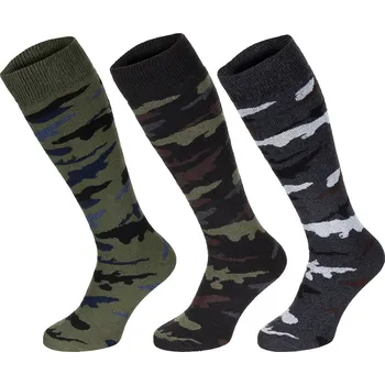 Pracovní obuv MA - GA S.R.L. Ponožky vysoké podkolenka Esercito maskované balení 3ks MA-GA® Velikost: 39-42