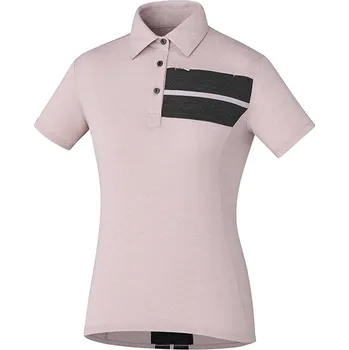 SHIMANO dámské Transit Polo, Pale Mauve, S
