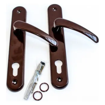 Dveřní kování KLIKA MICHAELA KOVÁNÍ 90 MM PROVEDENÍ PRO VLOŽKU BARVA Hnědá Ostatní 1612