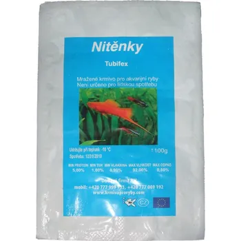 Krmivo pro rybičky Hemala David Mražené Nitěnky 100 g