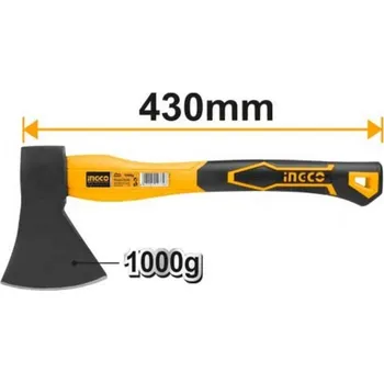 Sekera Sekera 1000g INGCO násada sklolaminát KLC