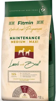 Krmivo pro psa Fitmin Nutritional Programme Adult Medium/Maxi Maintenance Lamb/Beef