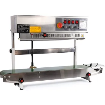 Svářečka Dopravníková svářečka s tiskem DBF-810SUS WL pro svařování a uzavírání sáčků a obalů