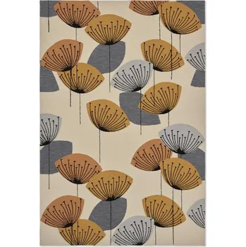 Koberec Outdoorový koberec Sanderson Dandelions clocks ochre/silver 445803 Brink & Campman 250 x 350