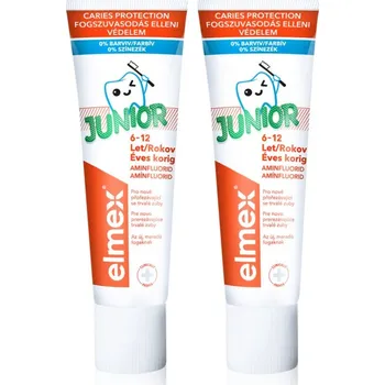 zubní pasta Elmex Junior 6-12 Years zubní pasta pro děti 2 x 75 ml