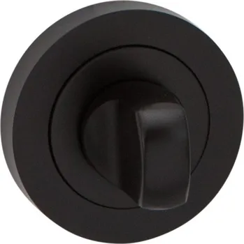 Dveřní kování COBRA WC SET 602 Provedení: WC, Povrch: Černá