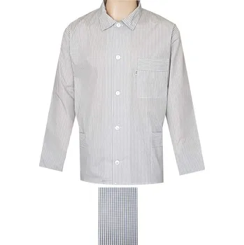 Pánské pyžamo Pánský Pyžamový Kabátek Popelín FOLTÝN PPKP05 Velikost: 2XL, Materiál: Košilovina-popelín