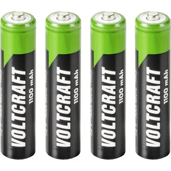 Článková baterie Voltcraft HR03 SE akumulátor AAA Ni-MH 1100 mAh 1.2 V - 4ks Akumulátory