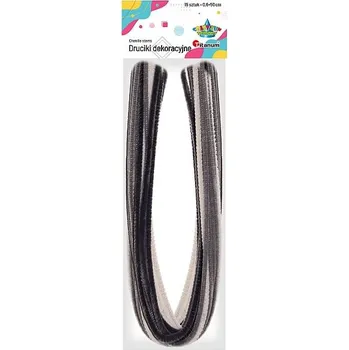 Titanum Chlupatý drátky, MIX, 0,6cm, délka 50cm, 15ks/bal.