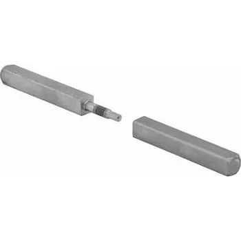 Dveřní kování WILKA Trn dělený 4916, šířka 9 mm, délka 2x60 mm, tloušťka dveří 40-92 mm