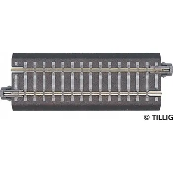 Modelová železnice TT - kolej rovná s podložím B G2 83 mm