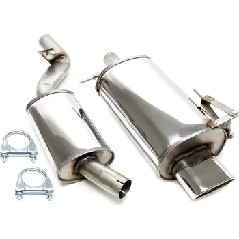 Autodíl TA Technix sportovní nerezový catback výfuk BMW Z3 1.8, 1x ovál 70x140 mm rovná nerezová koncovka s pertlem