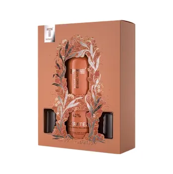 Likér KARLOFF Tatratea 42% Peach Tea liqueur 0,7l + 2 skleničky